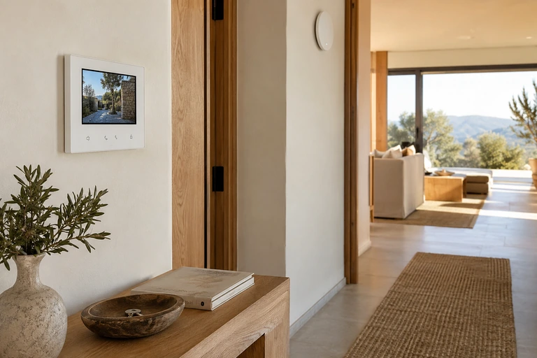 Videoporter i connectivitat integrats en un habitatge